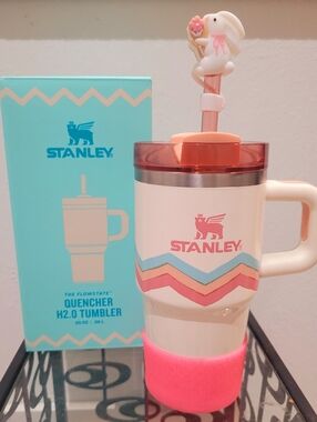 💕 Stanley 20oz Spring Quencher Tumbler with Accessories